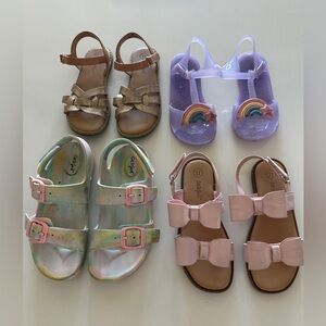 Cat & Jack Toddler Sandal Bundle